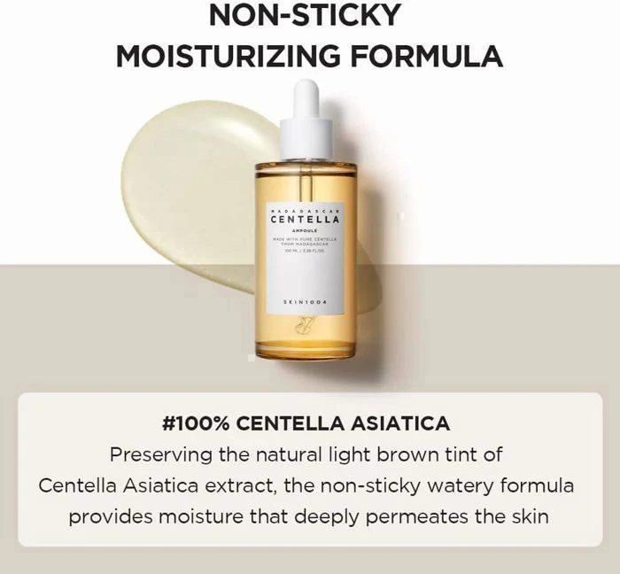 CENTELLA Madagascar Ampoule 30ml Sérum Apaisant Centella Asiatica 100% Pure - Image 3