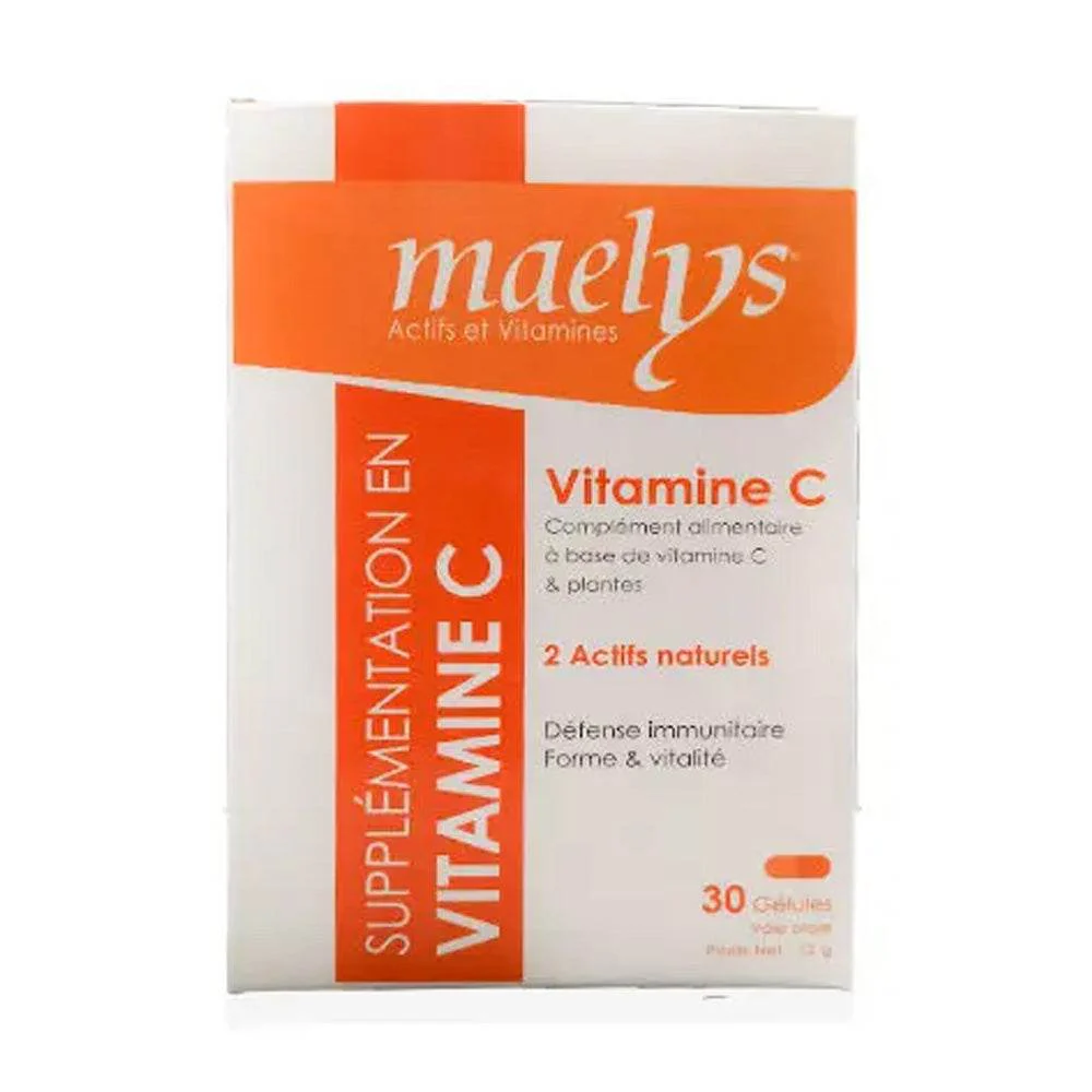 Maelys Vitamine C Et Plantes 30 Gélules