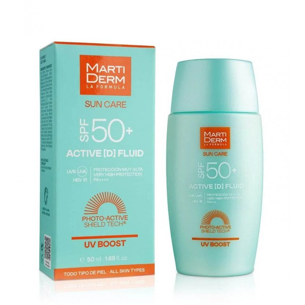 MARTIDERM Sun Care Active D Fluide SPF50 50ml - Fluide Solaire Vitamine D = TROUSSE OFFERTS - Image 2