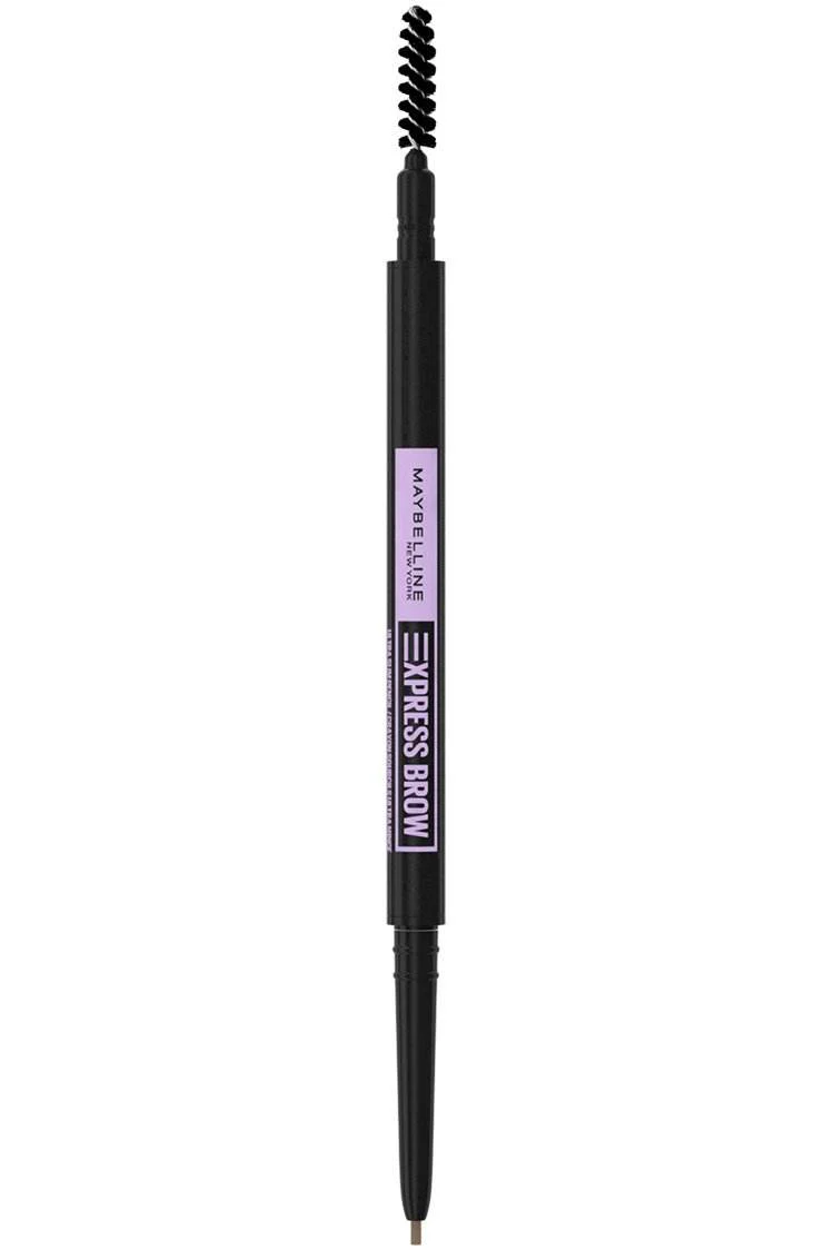 MAYBELLINE Brow Ultra Slim Nu 02 Soft Brown Crayon Sourcils Ultra-Fin Précision Parfaite Longue Tenue Naturel