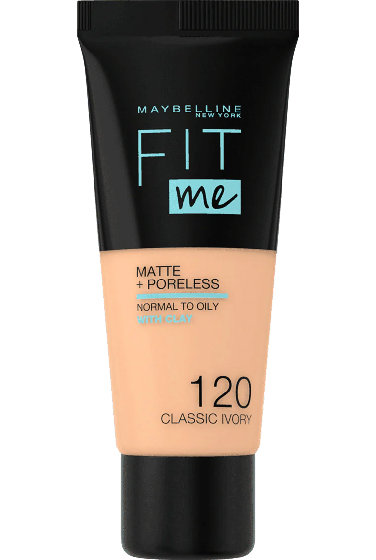 MAYBELLINE Fit Me Fond de Teint Luminous +Smooth SPF18 30ml Teint Naturel Couvrance Modulable Protection Solaire Longue Tenue