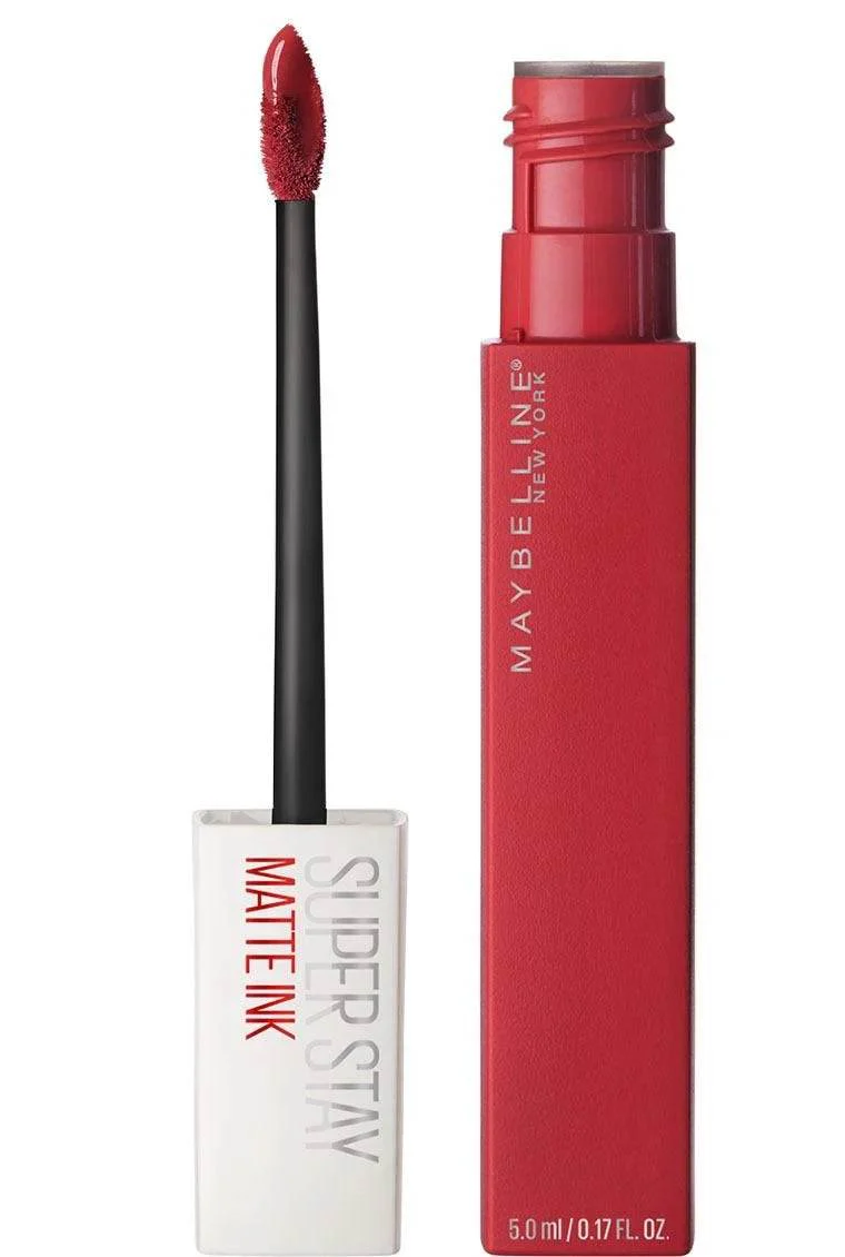 MAYBELLINE Superstay Matte Ink Rouge à Lèvres Mat Liquide 5ml Longue Tenue 16h Couleur Intense Waterproof