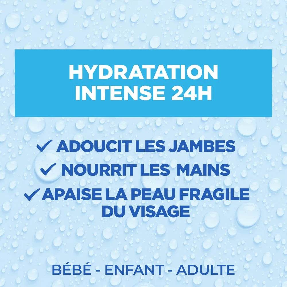 MIXA Crème Fraîche et Fondante Acide Hyaluronique Pur 400ml Crème Hydratante Corps Peaux Sèches Sensibles Hydratation 24h - Image 4