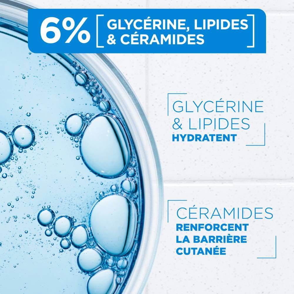 MIXA Lait Céramide Protection 250ml Lait Hydratant Corps Peaux Sensibles Sèches Céramides Glycérine Réparation Barrière - Image 3