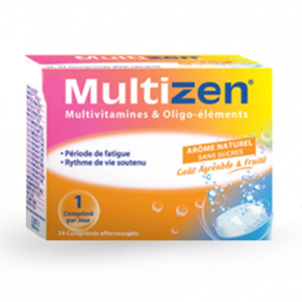 MULTIZEN Multivitamines Comprimés 11 Vitamines Anti-Fatigue Énergie Immunité