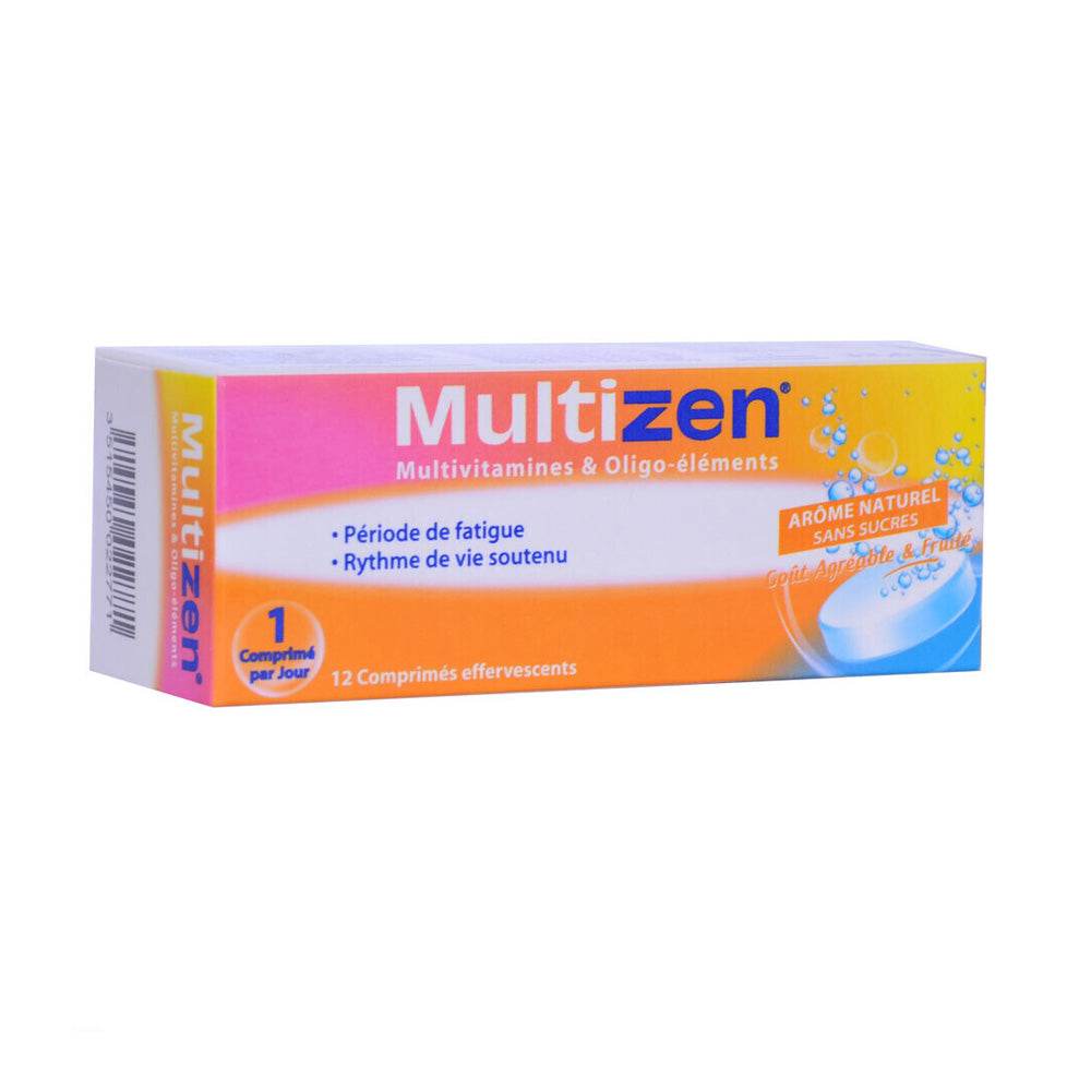 MULTIZEN Multivitamines Comprimés 11 Vitamines Anti-Fatigue Énergie Immunité - Image 2