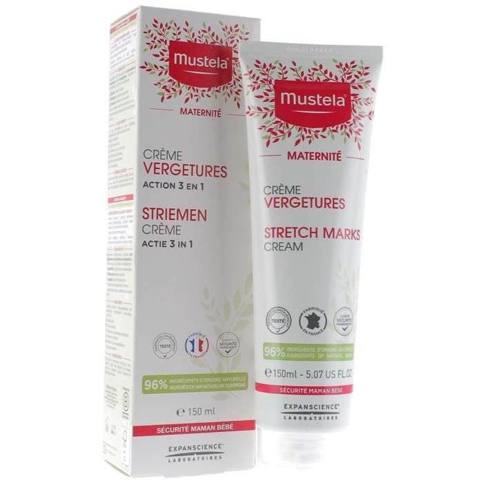 Mustela Crème prévention vergetures 3en1 150ml - Image 2