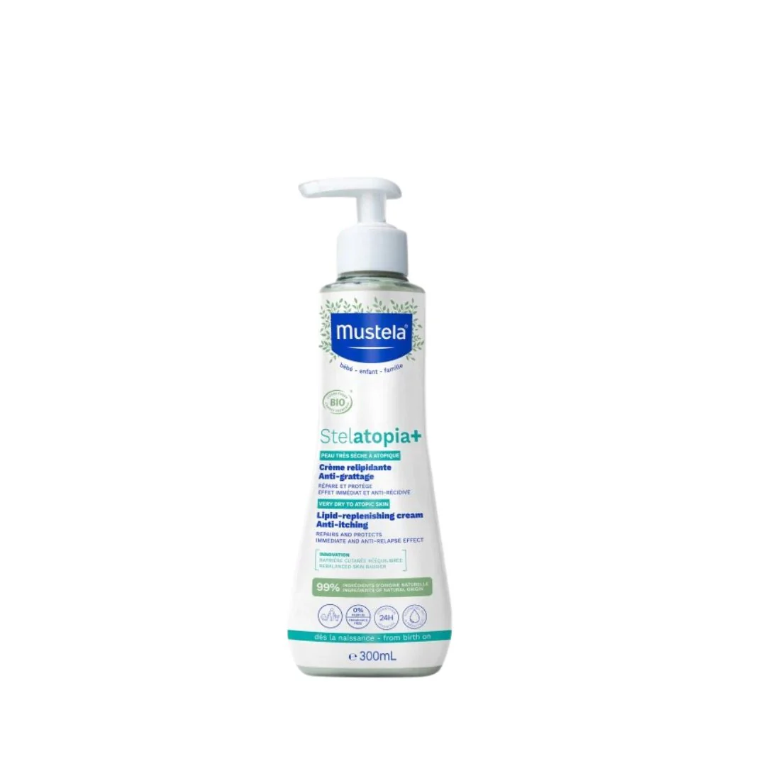 Mustela Stelatopia+ Crème Relipidante Anti-Grattage Bio 150ml Peau Atopique