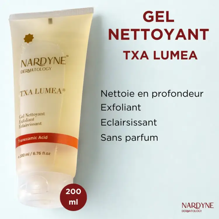 Nardyne TXA LUMEA Gel Exfoliant 200ml Soin Visage Corps Exfoliant Éclaircissant Anti-Taches - Image 2