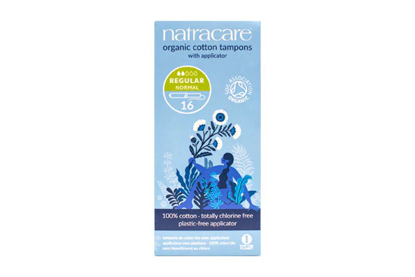 NATRACARE Tampons Régulier Avec Applicateur 16 Unités Protection Hygiénique Bio Coton Naturel Pratique