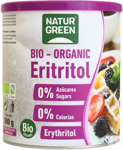 NATURGREEN Érythritol Bio Organic 500g Édulcorant Naturel Bio Zéro Calorie Substitut Sucre Sain