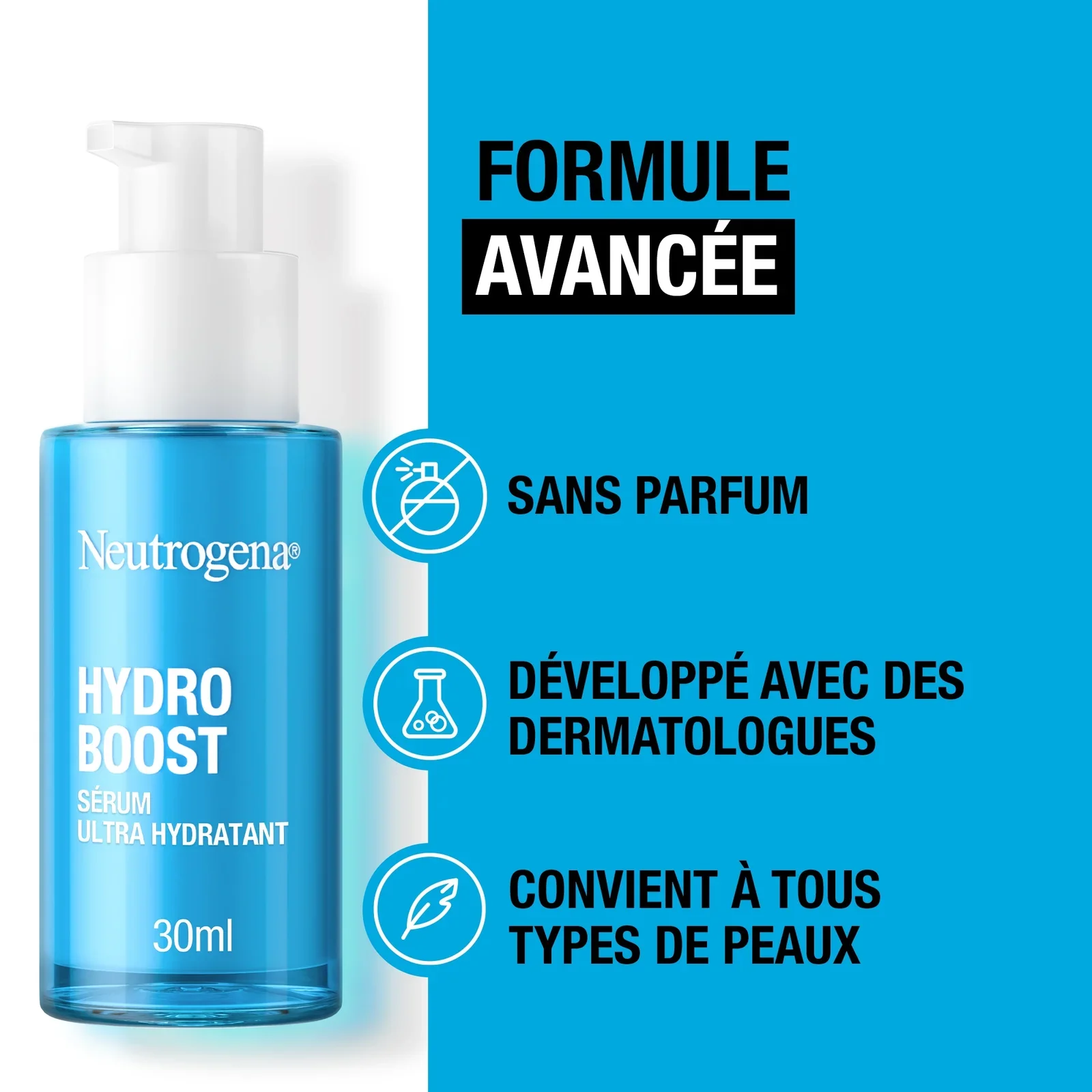 NEUTROGENA Hydro Boost Sérum Ultra Hydratant 30ml Acide Hyaluronique Hydratation - Image 4