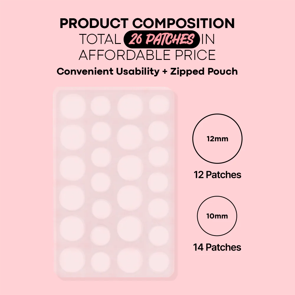 NOLAHOUR Clear Spot Patch 26 Patchs Anti-Imperfections Boutons Acné Invisible Hydratation - Image 2