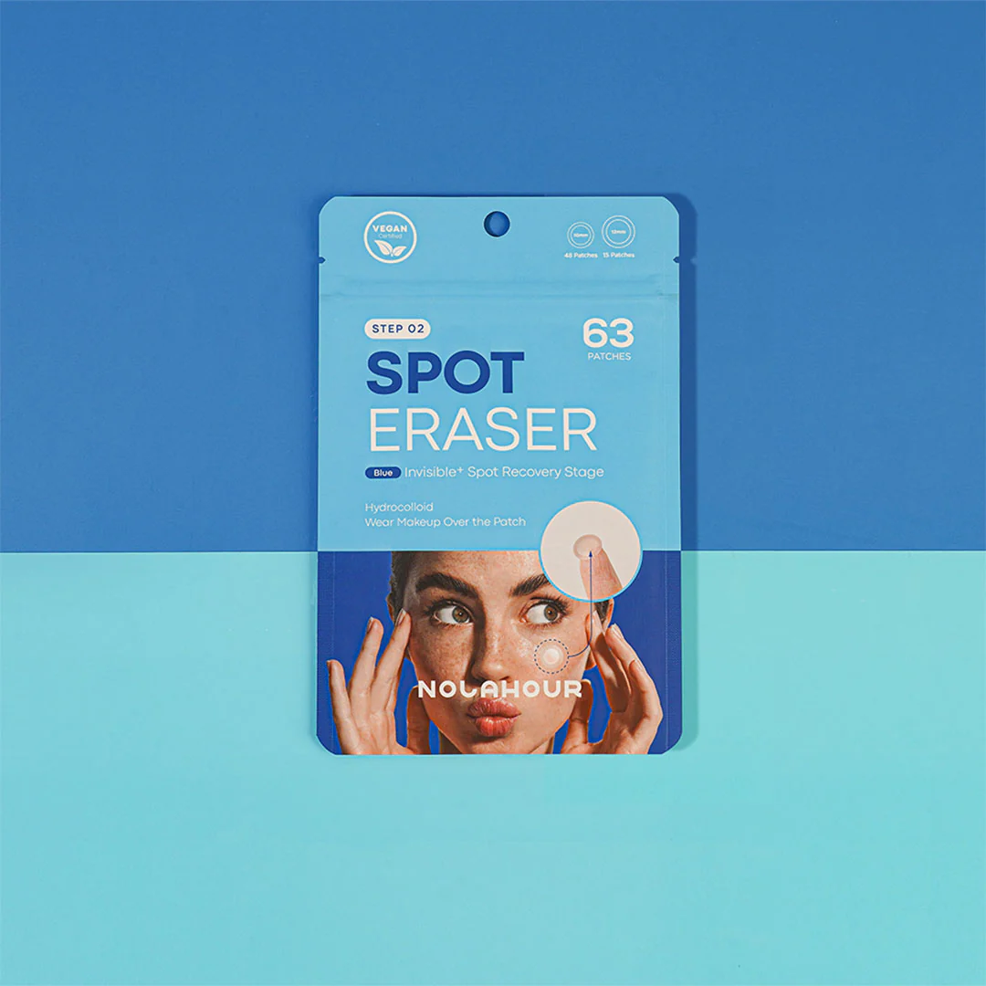 NOLAHOUR Spot Eraser Blue Step02 63 Patchs Anti-Acné Traitement Intensif Boutons Inflammation