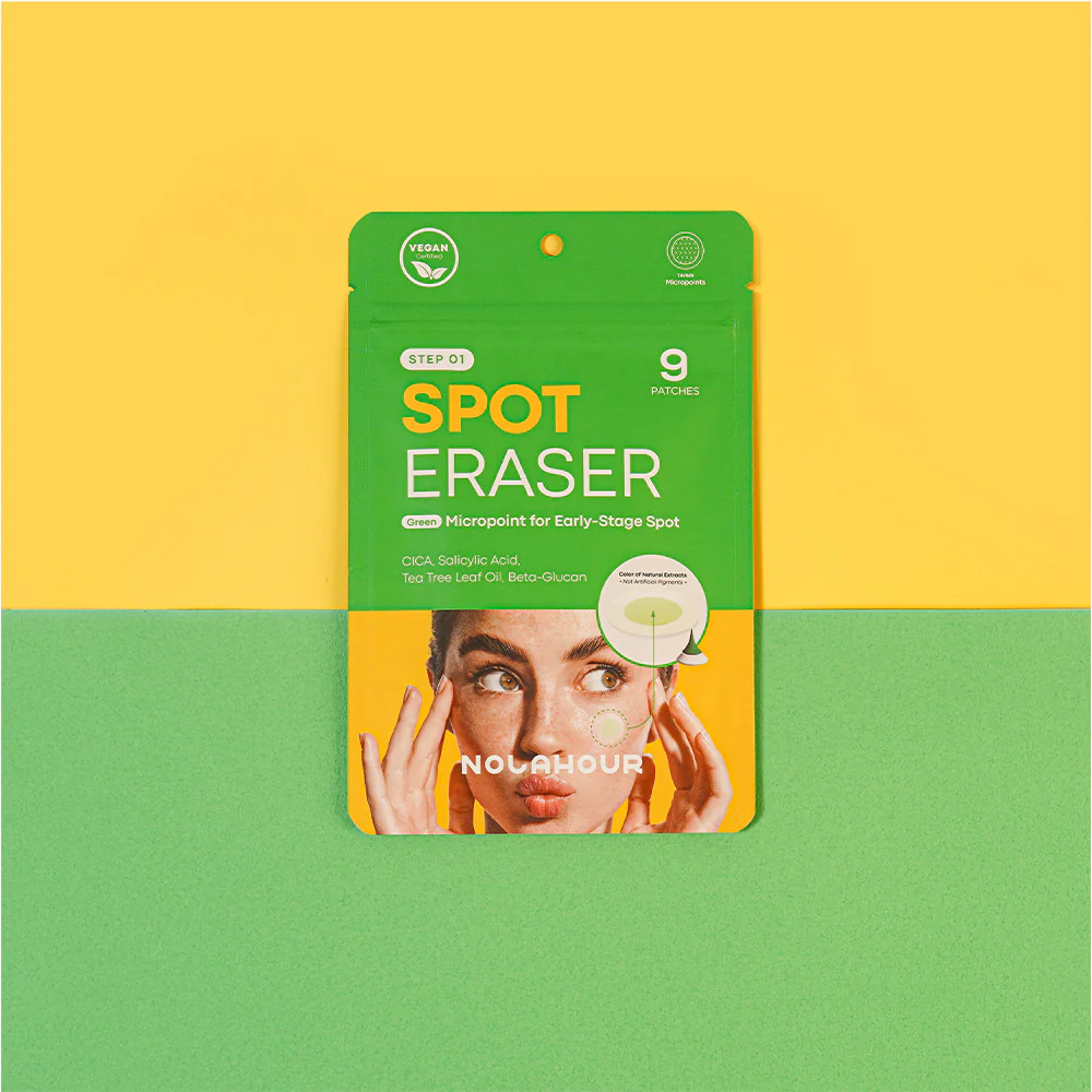NOLAHOUR Spot Eraser Green Step01 9 Patchs Nettoyage Pores Purification Anti-Sébum - Image 3