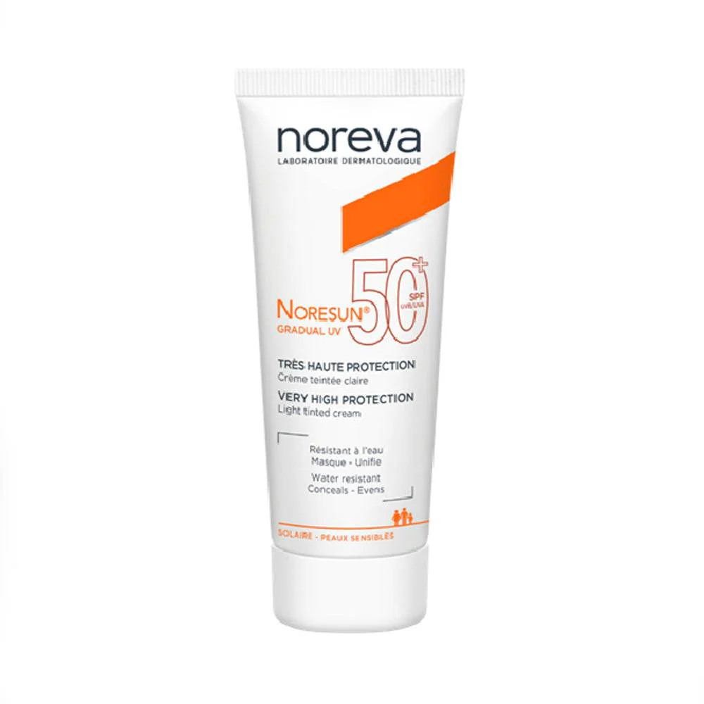 Noreva Noresun Gradual UV Crème SPF 50+ 40ml Protection Solaire Progressive Anti-Âge
