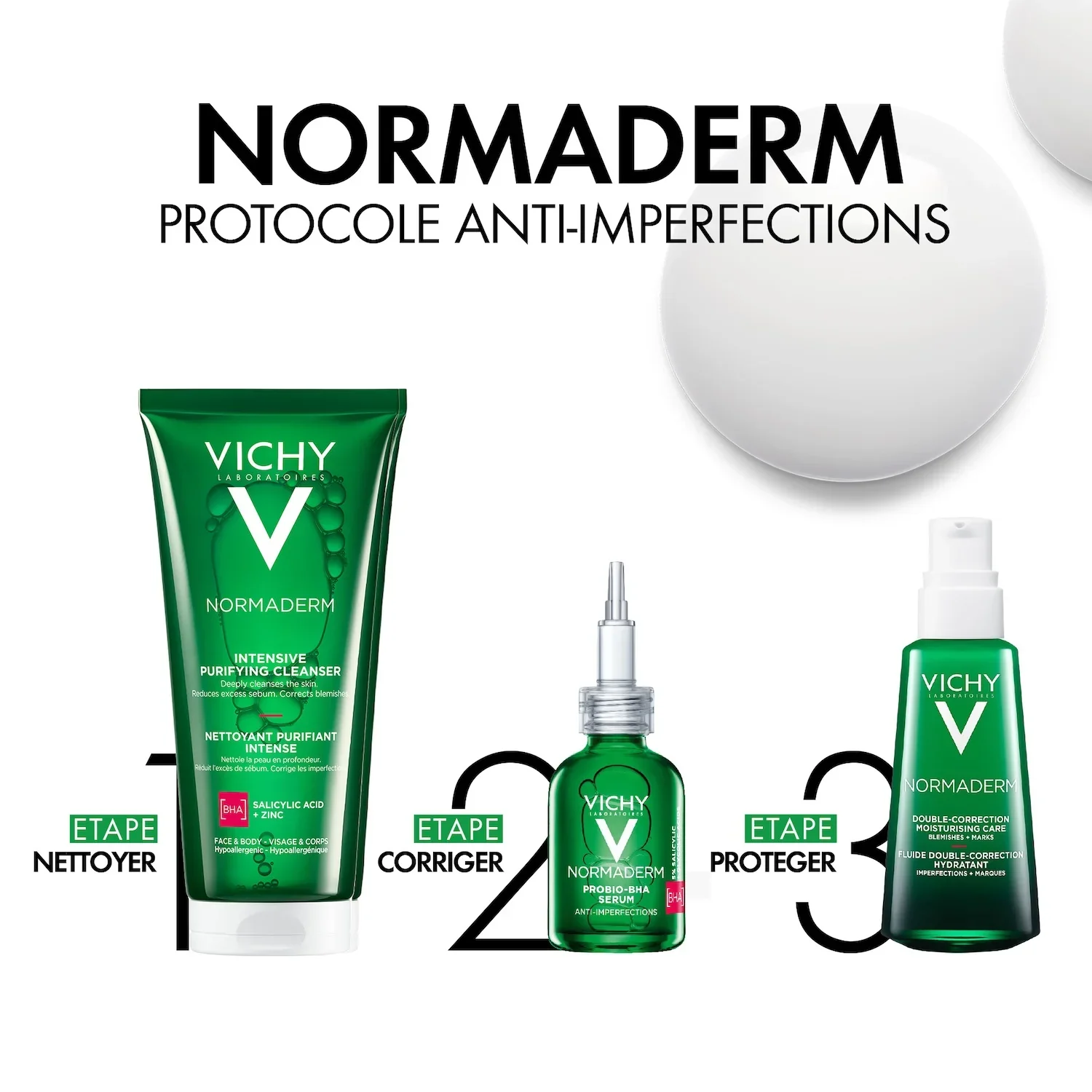 VICHY Normaderm Sérum Anti-Imperfections Probio-BHA Purifiant 30ml - Image 13