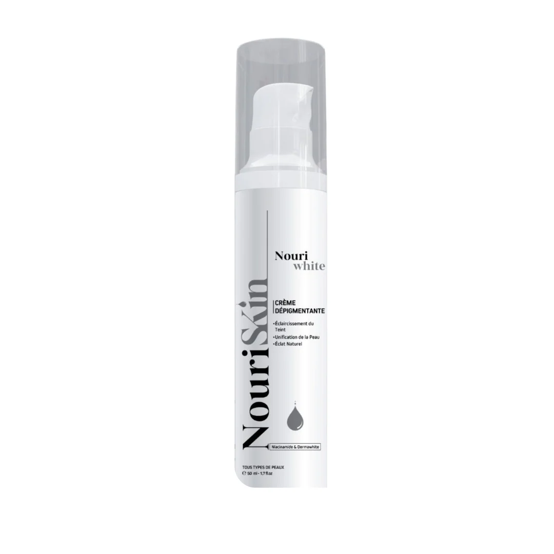 Nouriskin Nouri White Crème Dépigmentante 50ml Soin Visage Anti-Taches Éclaircissant Dépigmentant Unifiant Teint