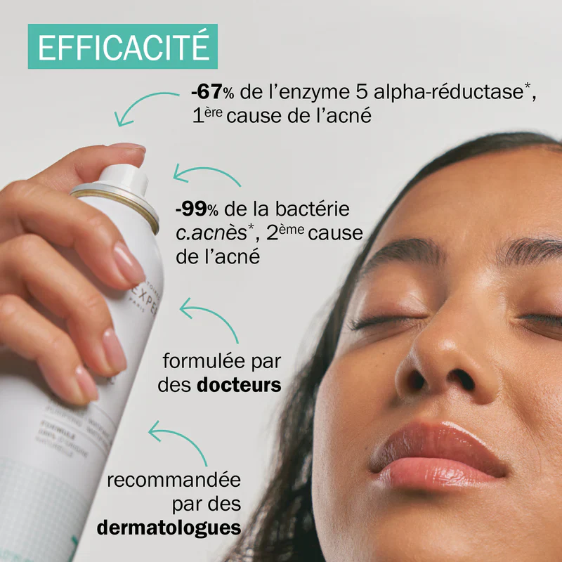 Novexpert Brume Trio-Zinc 150ml Purifiante Anti-Imperfections Peaux Grasses Acnéiques - Image 4