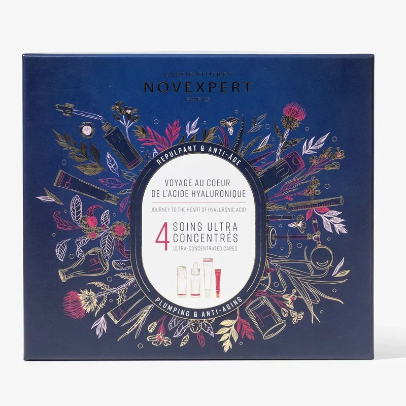 NOVEXPERT Coffret Premium Acide Hyaluronique Coffret Soin Anti-Âge Hydratation Intense
