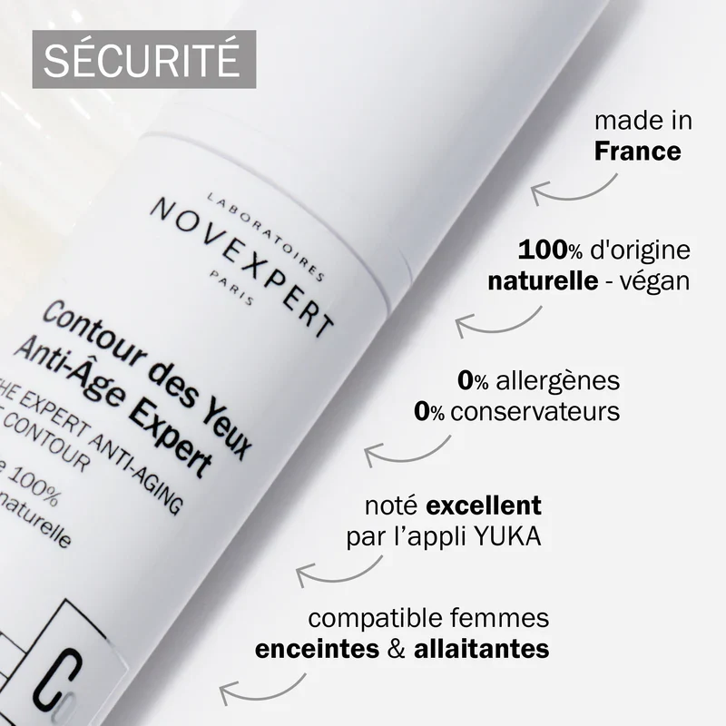 NOVEXPERT Contour Des Yeux Anti-Age Expert 15ml - Soin Contour Yeux Anti-Rides Premium - Image 4