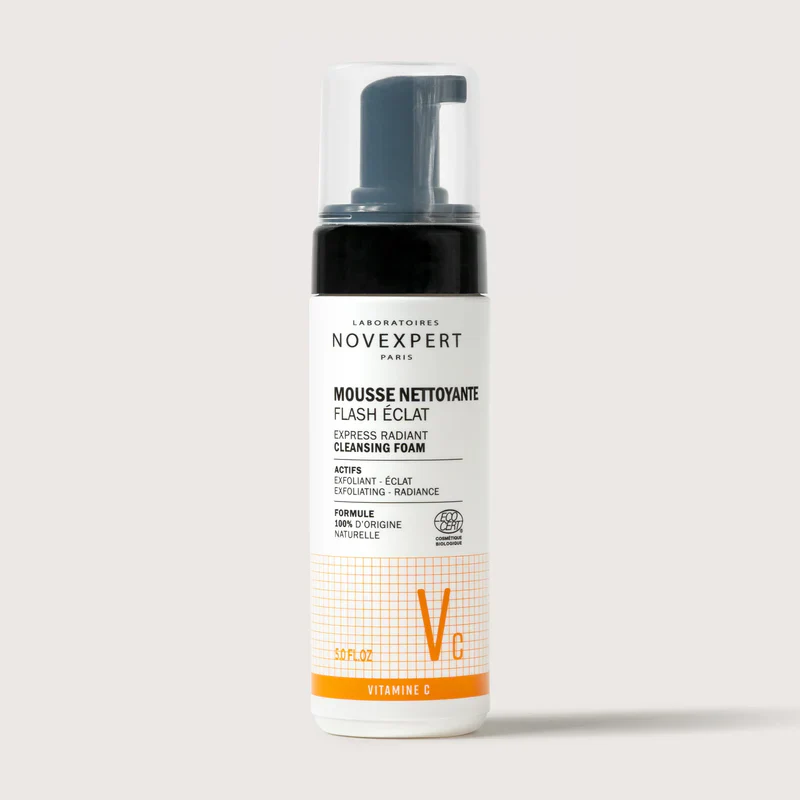 NOVEXPERT Duo Booster Éclat Sérum Vitamine C + Mousse Flash Éclat -50% Coffret Anti-Âge Illuminateur + POCHON OFFRET - Image 5