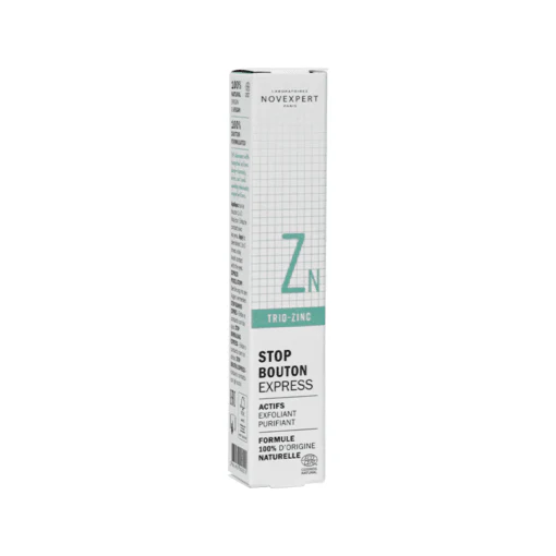 NOVEXPERT Pack Fluide Pureté Trio-Zinc 30ml + Stop Bouton Express 7ml = Trousse - Image 6