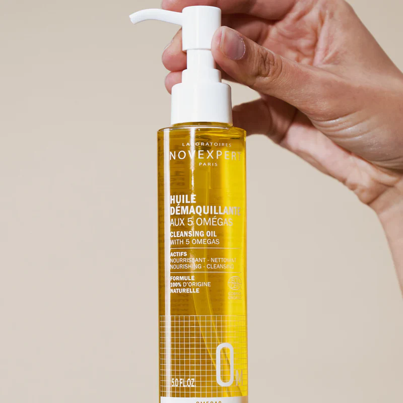 Novexpert Huile Démaquillante 5 Omégas 150ml Nettoyant Anti-Pollution Hydratant - Image 4