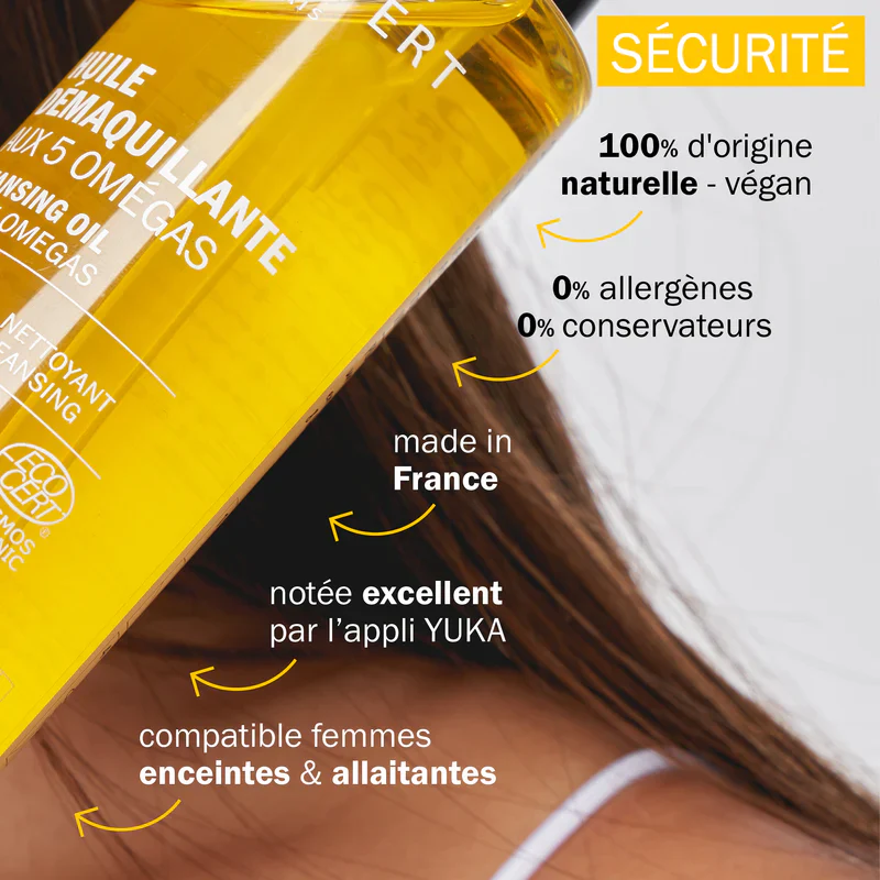 Novexpert Huile Démaquillante 5 Omégas 150ml Nettoyant Anti-Pollution Hydratant - Image 5