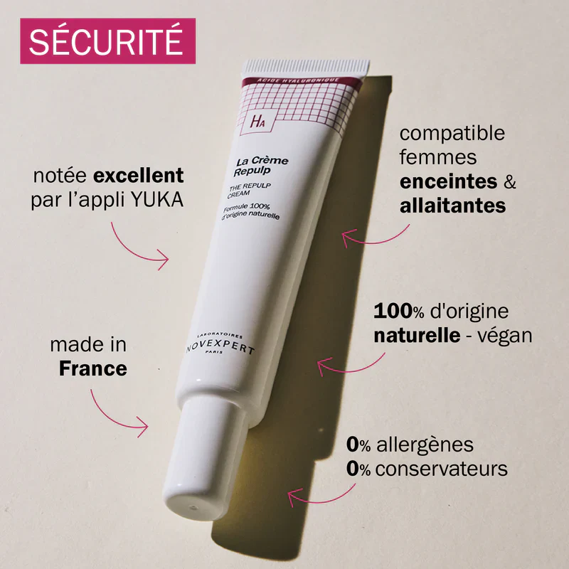 Novexpert La Crème Repulp Acide Hyaluronique 40ml Anti-Âge Hydratant Repulpant - Image 4