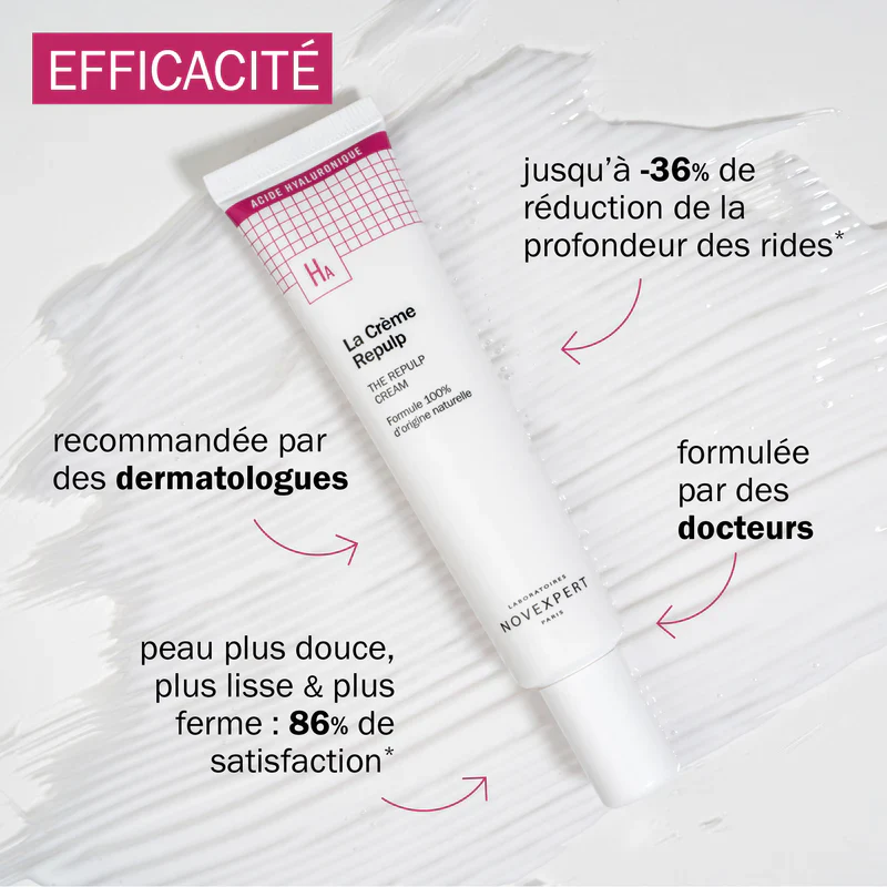Novexpert La Crème Repulp Acide Hyaluronique 40ml Anti-Âge Hydratant Repulpant - Image 5