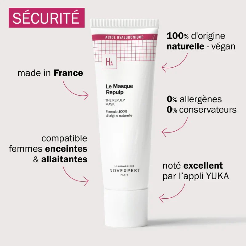 Novexpert Le Masque Repulp Acide Hyaluronique 50ml Anti-Âge Hydratant Intensif - Image 4