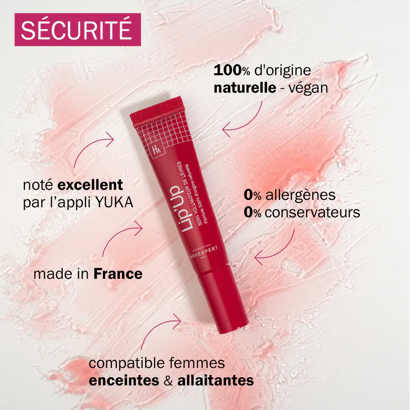 Novexpert Lip'Up Baume Lèvres Repulpant Acide Hyaluronique 8ml Volumateur - Image 3
