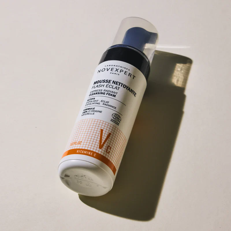 Novexpert Mousse Nettoyante Flash Éclat Vitamine C 150ml Démaquillant Exfoliant x 2 Duo Pack - Image 7