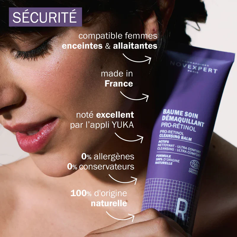 NOVEXPERT Pro Retinol Routine Anti-Âge Double Sérum Booster 30ml + Baume Démaquillant 150ml Offert - Image 6