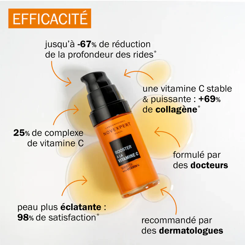 NOVEXPERT Booster Vitamine C 30ml Ultra Concentré 25% Éclat Anti-Âge - Image 7