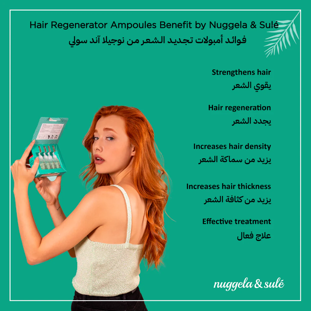 Nuggela & Sule Hair Regenerator Ampoules 4 Unités Pack Traitement Capillaire Anti-Chute Régénérant - Image 7