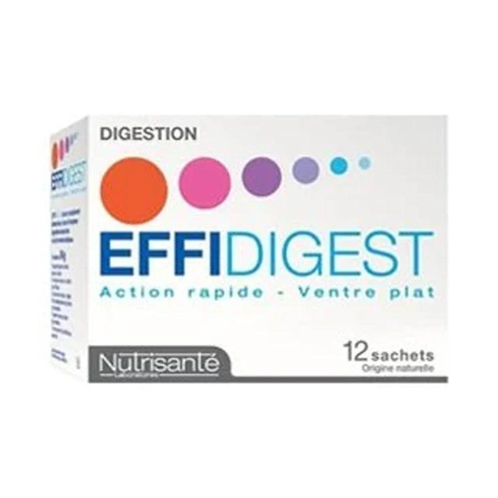Nutrisanté Effidigest Ventre Plats Action Rapide 12 Sachets