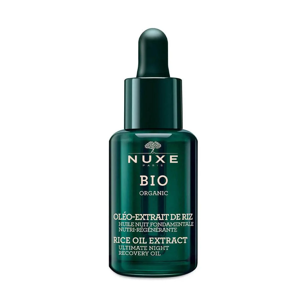Nuxe Bio Huile Nuit Fondamentale Nutri-Régénérante Visage 30ml