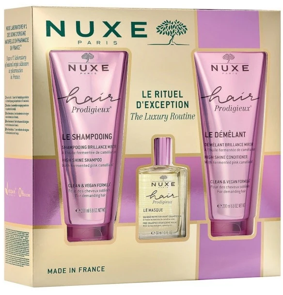 Nuxe Coffret The Luxury Routine Hair Prodigieuse - Coffret Soin Capillaire Luxe Cheveux Sublimés