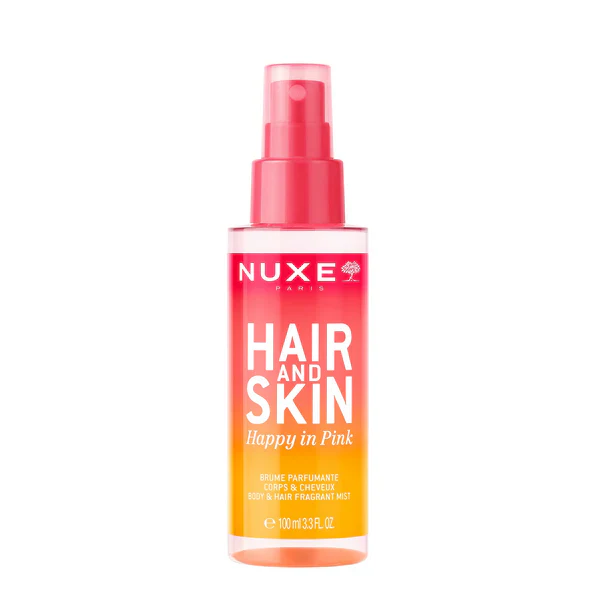 NUXE Hair & Skin Brume Parfumée Happy In Pink 100ml Parfum Cheveux Corps Senteur Florale