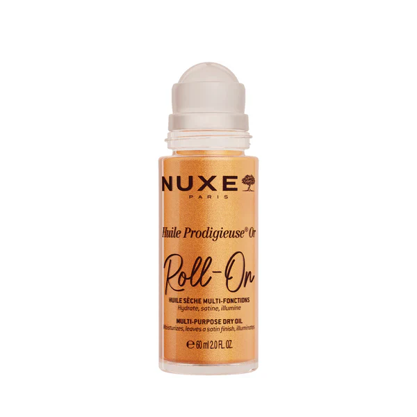 Nuxe Huile Prodigieuse Or Roll-On 60ml Huile Sèche Multi-Usages Dorée - Image 5