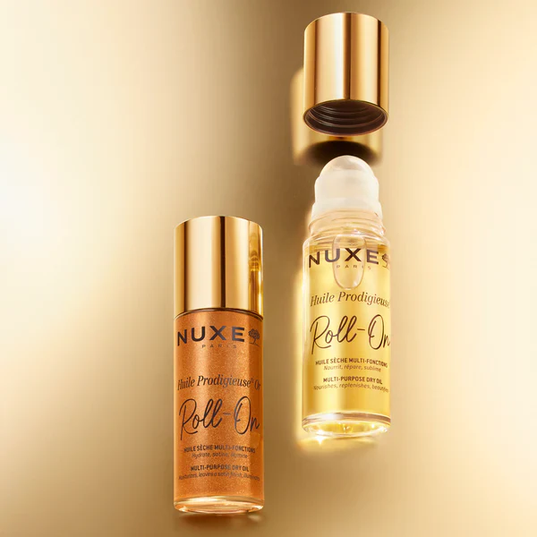 Nuxe Huile Prodigieuse Or Roll-On 60ml Huile Sèche Multi-Usages Dorée - Image 7
