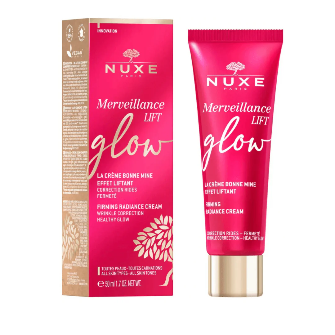 NUXE Merveillance Lift Glow 50ml - Crème Liftante Anti-Âge Effet Bonne Mine Instantané