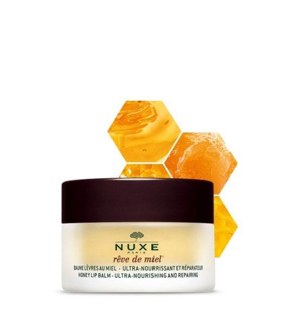 Nuxe Rêve de Miel Baume Lèvres Ultra-nourrissant et Réparateur 15gr - Baume Lèvres Miel Lèvres Ultra Sèches
