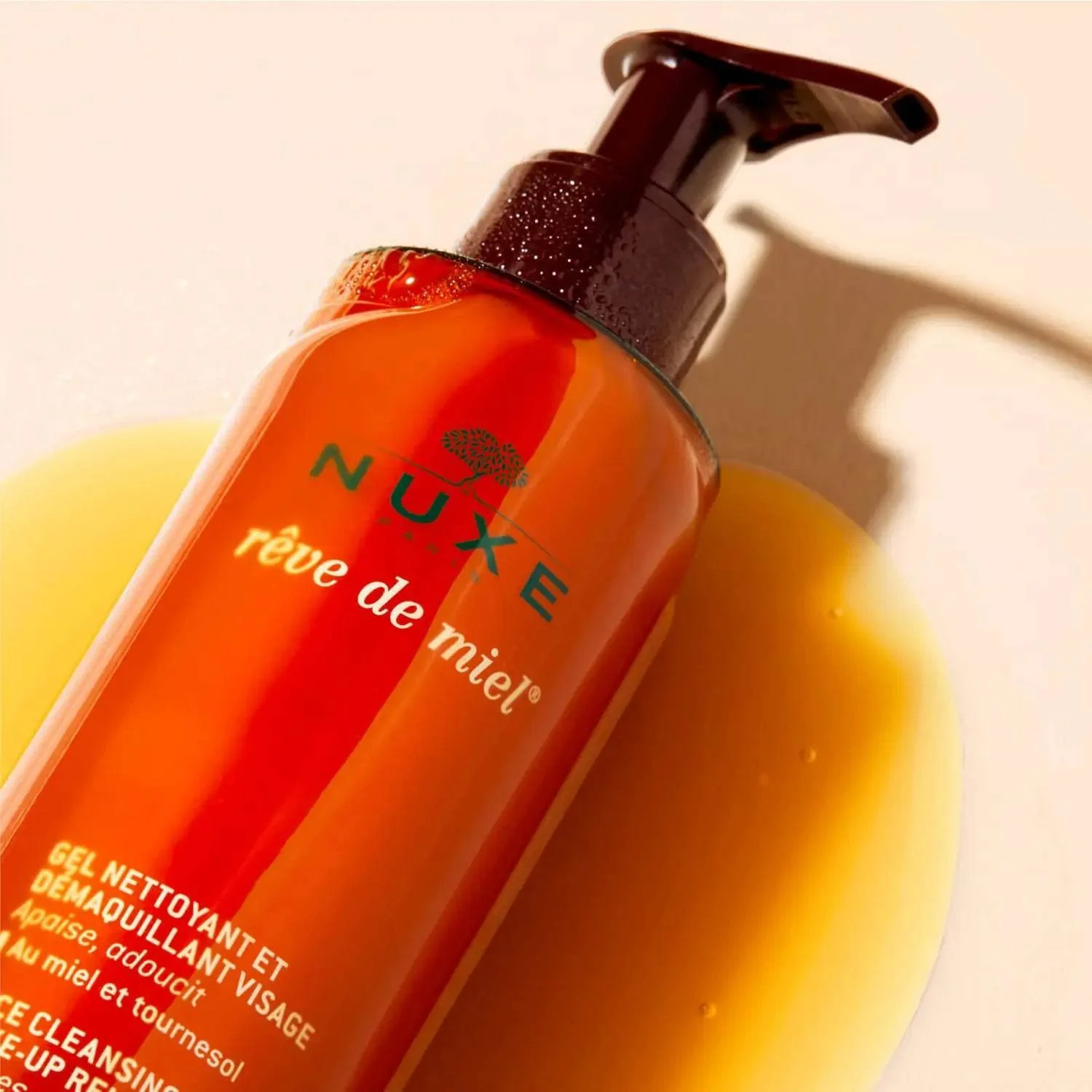 Nuxe Rêve de Miel Gel Nettoyant 200ml - Gel Nettoyant Doux Enrichi Miel Agents Nettoyants - Image 3