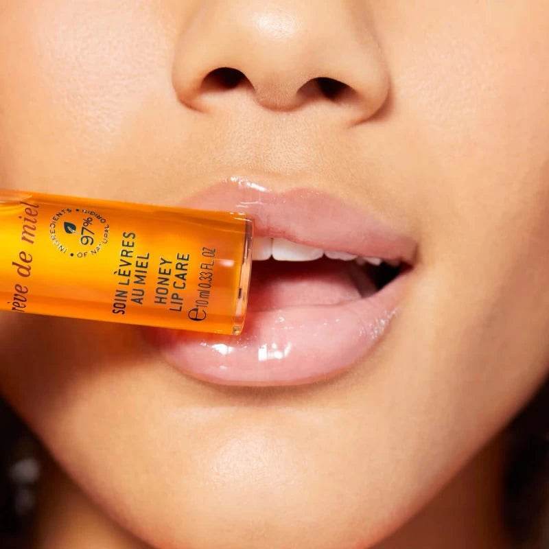 NUXE Rêve de Miel Soin Lèvres Au Miel 10ml - Baume Hydratant Lèvres Douces Satinées - Image 4