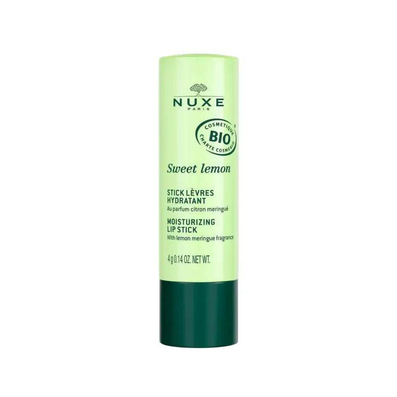 Nuxe Sweet Lemon Stick Lèvres Hydratant Bio Citron Meringué 4g Baume Nourrissant