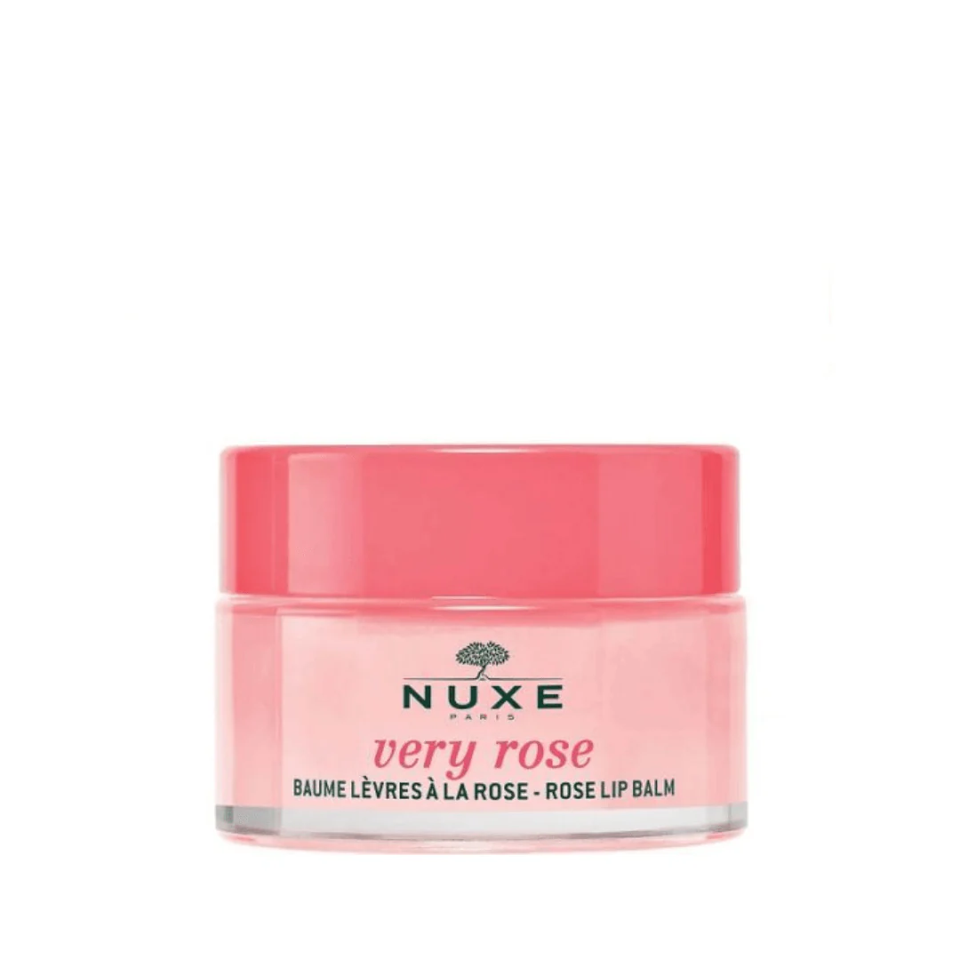 Nuxe Very Rose Baume Hydratant Lèvres À La Rose 15g - Baume Lèvres Naturel Éclat Rosé