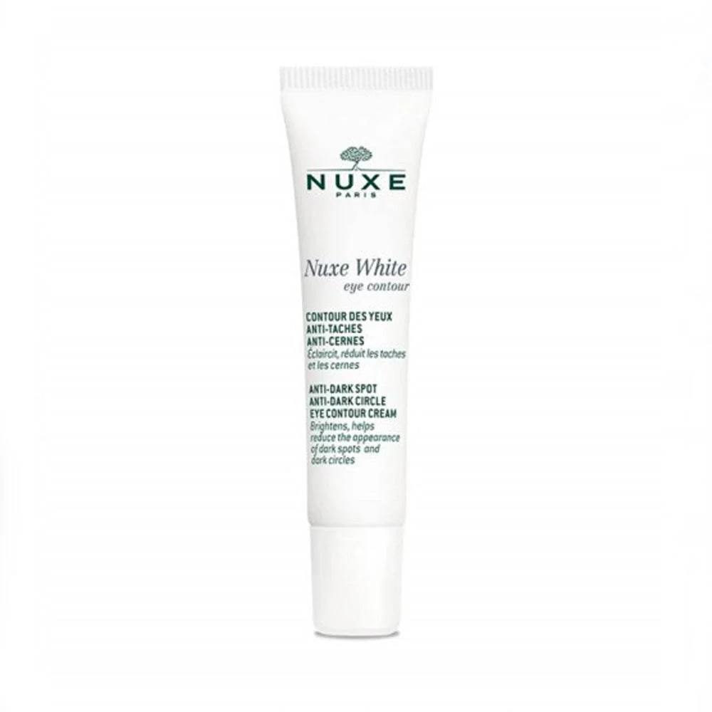 Nuxe White Ultimate Glow Contour des Yeux Anti-cernes Illuminateur 15ml - Soin Contour Yeux Anti-Poches Unifie Agrandit Regard